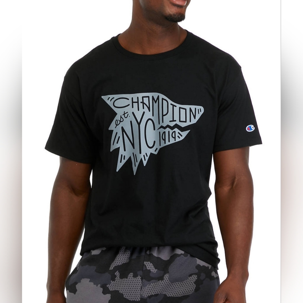 Forrest Peak Champion NYC 1919  Mens T-shirt M Color Black